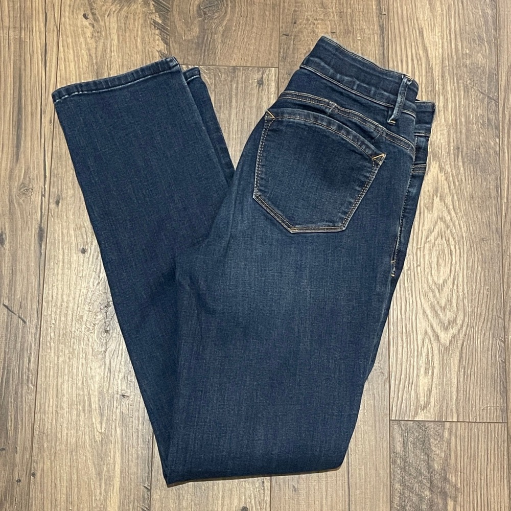 Democracy Womens Ab solution Straight Leg Jeans Dark Wash Size 2 B1901KECDXX